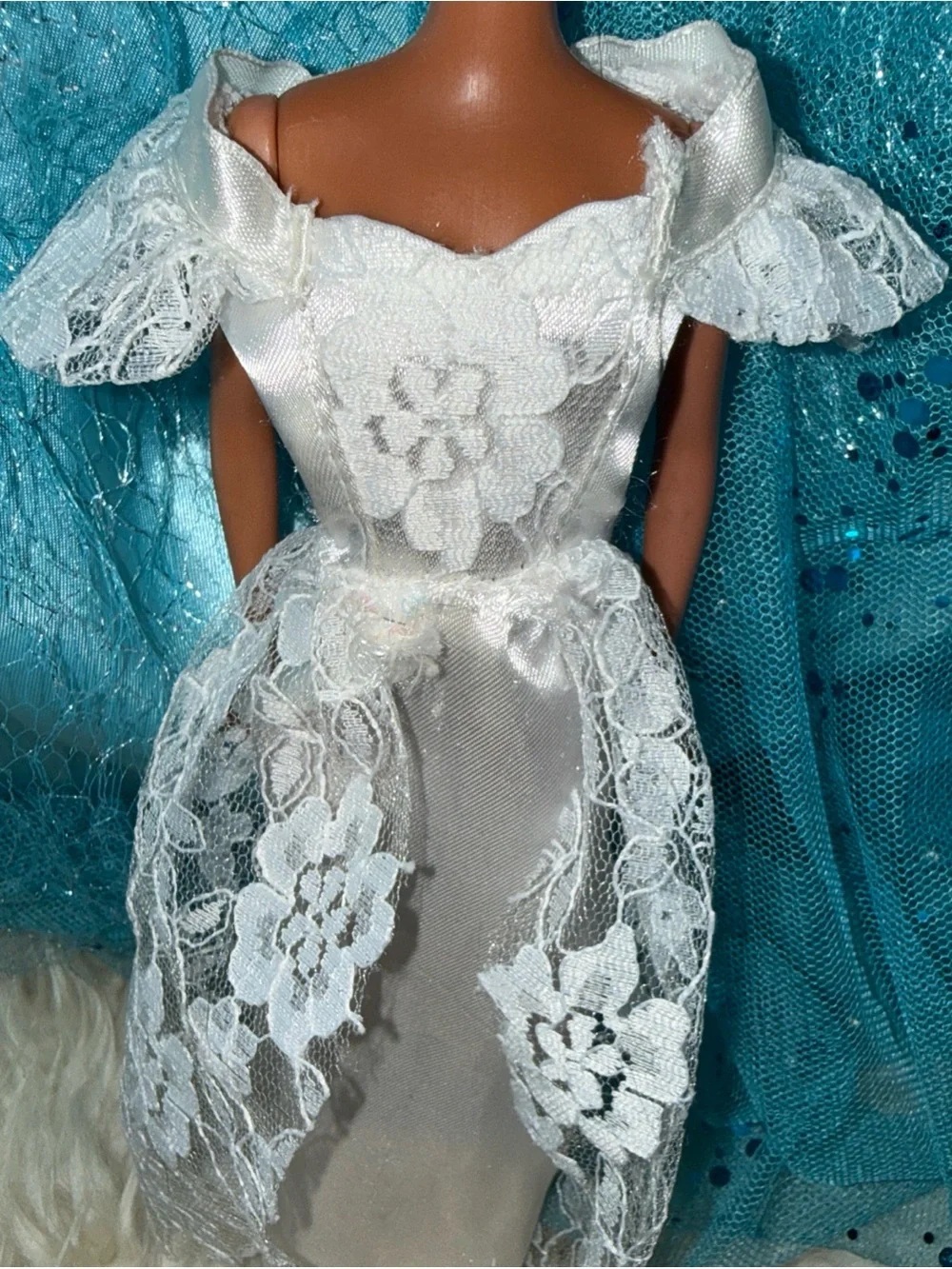 Barbie wedding dress vintage